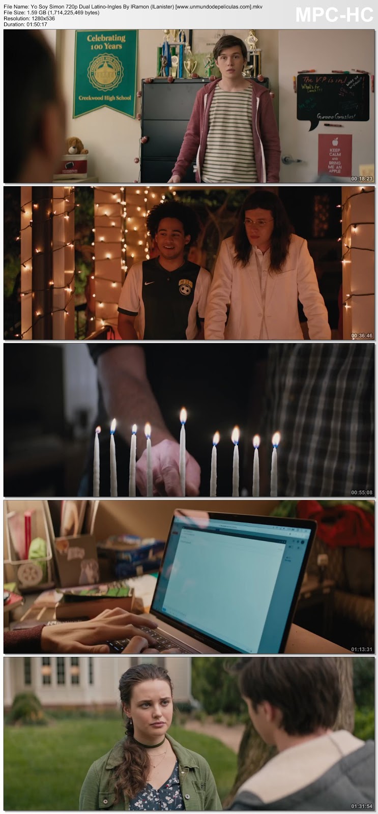 Capturas de la película.