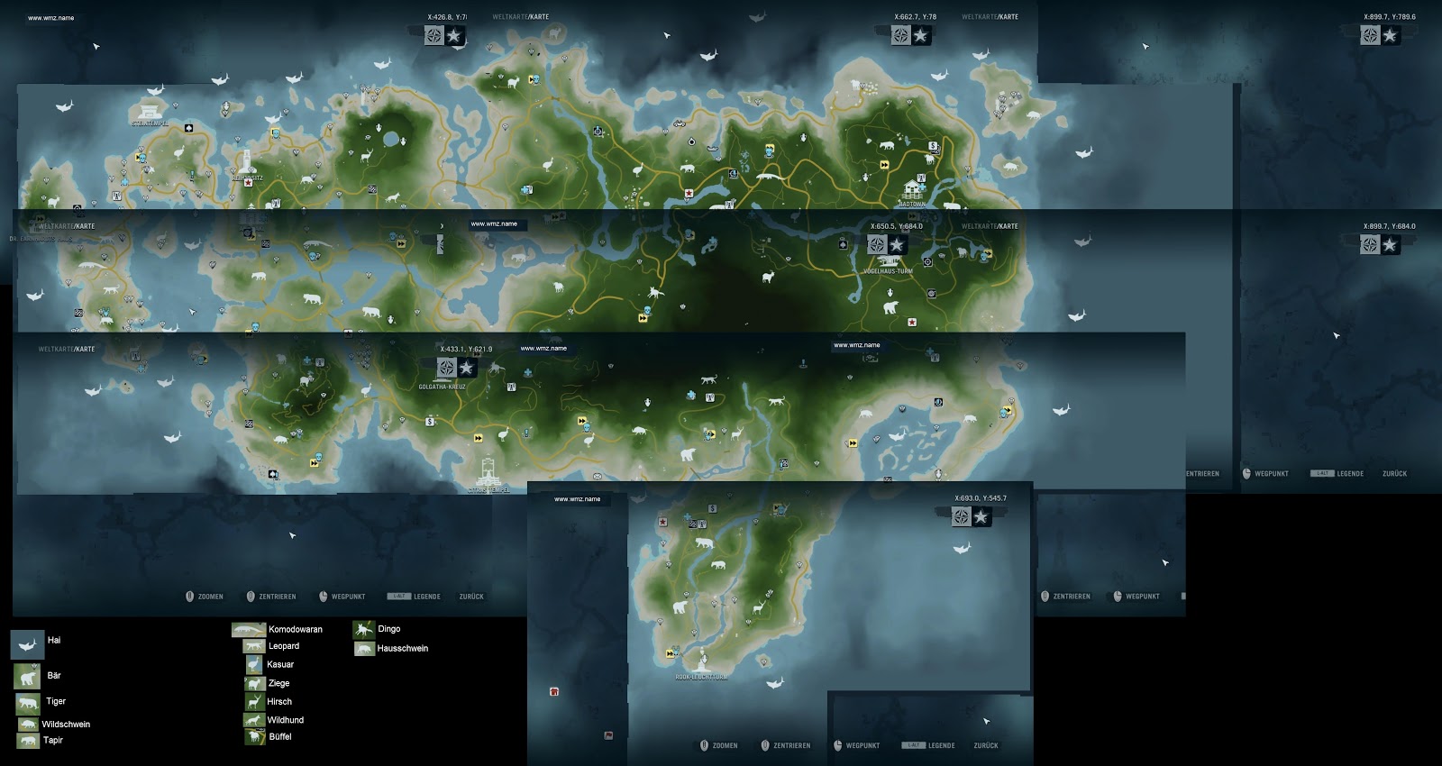 Д3 где находится. Карта игры фар край 3. Far Cry 3 полностью открытая карта. Карта фар край 3 животные. Полная карта far Cry 3.