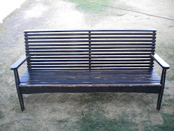 slat bench...SOLD