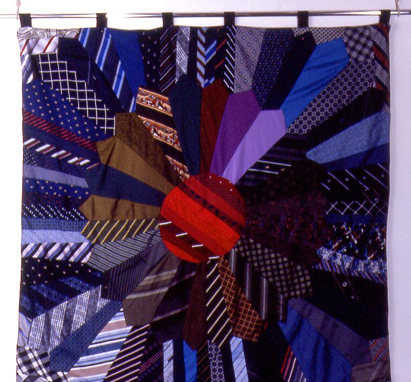 Quilt Inspiration: Waste not, want not: quilts from men's ties