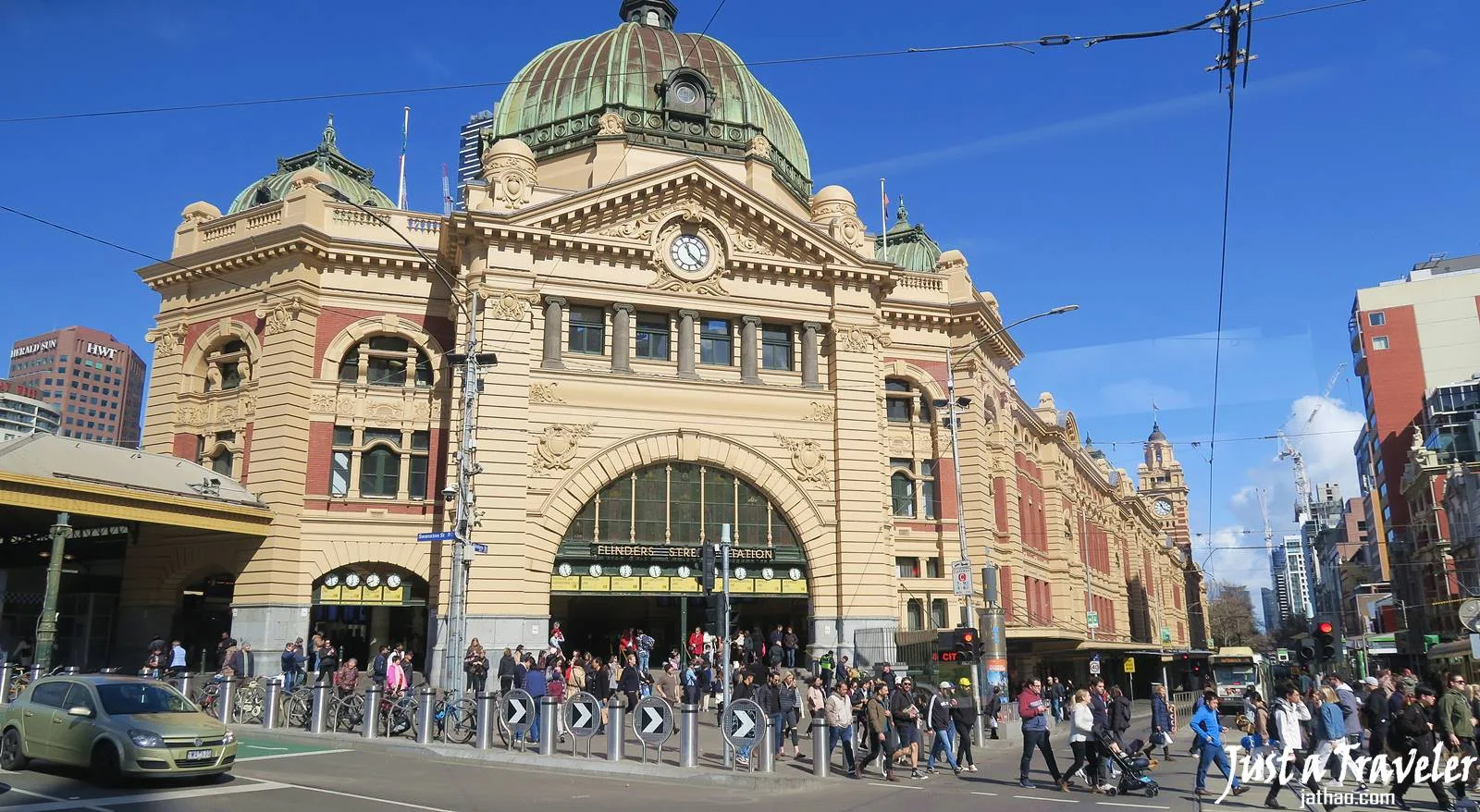 澳洲-墨爾本-市區-墨爾本景點-推薦-費蓮達火車站-Flinders-Street-Railway-Station-行程-墨爾本旅遊-墨爾本自由行-攻略-遊記-墨爾本一日遊-墨爾本必去景點-Melbourne