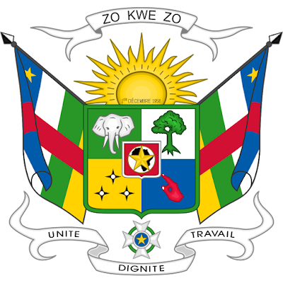 Logo Gambar Lambang Simbol Negara Afrika Tengah PNG JPG ukuran 400 px