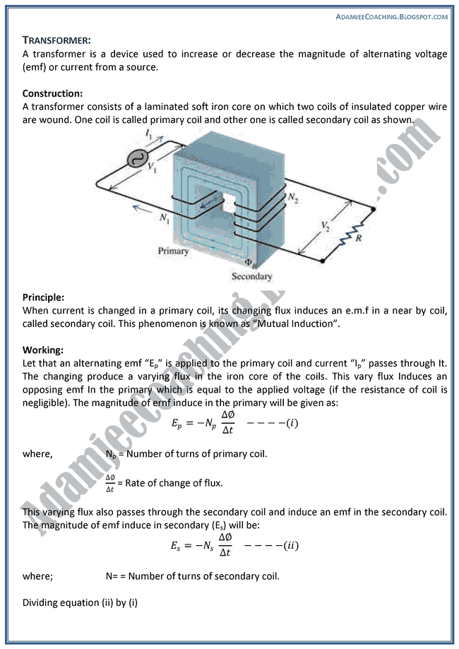 Adamjee Coaching and Theory Notes