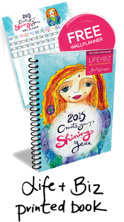 2015 Goal planning is the way to a shining year. Create your shining year with Leonie Dawson's book!