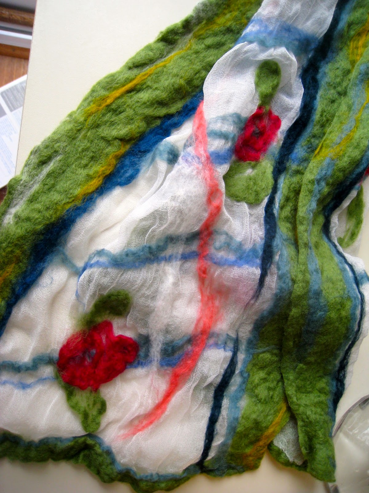 Art and Stitch Nuno Felting