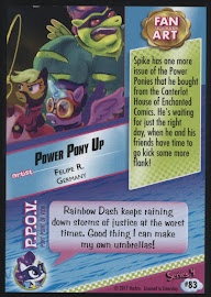 My Little Pony Power Pony Up Series 4 Trading Card