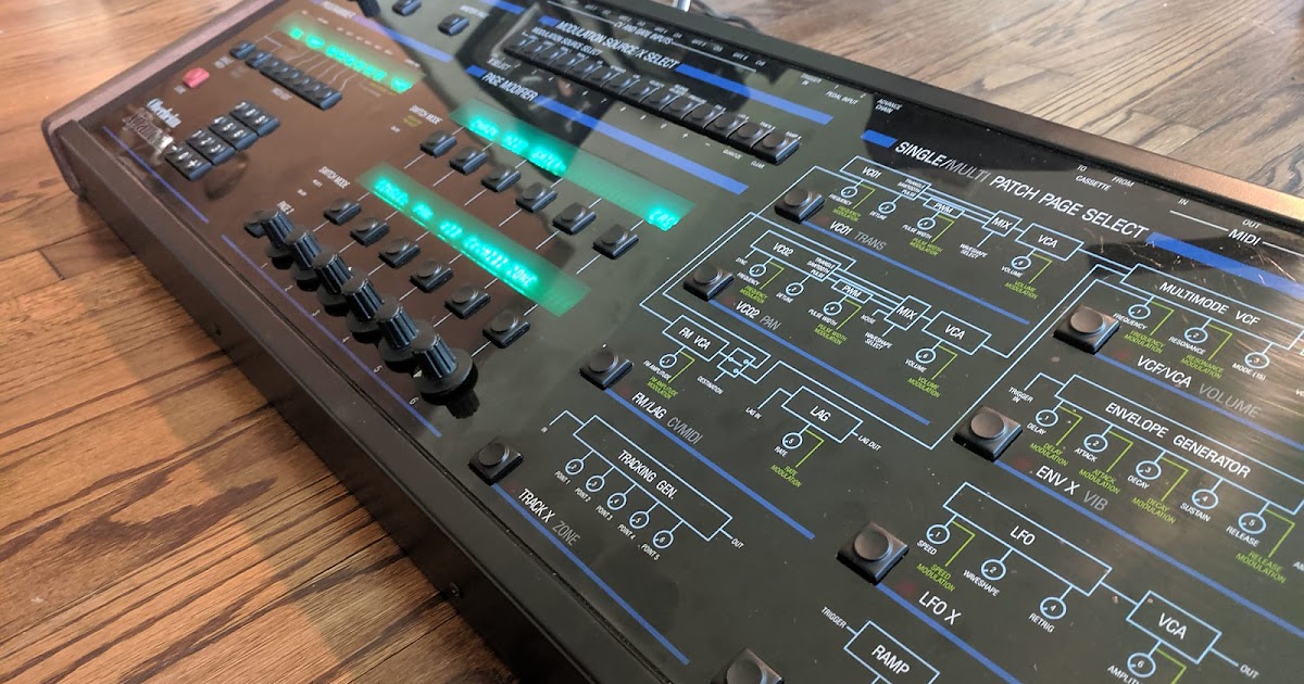 MATRIXSYNTH Oberheim Xpander w/ Glossy Front Panel