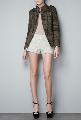 Organizar Paternal casete Tendencia camuflaje mujer Zara. Estilo militar otoño invierno - MENTE  NATURAL DE MODA