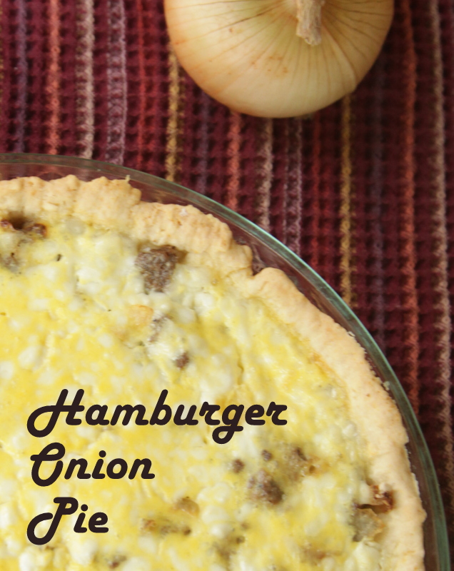 Kitchen's Closed recipes from Grandma Jerry Hamburger Onion Pie