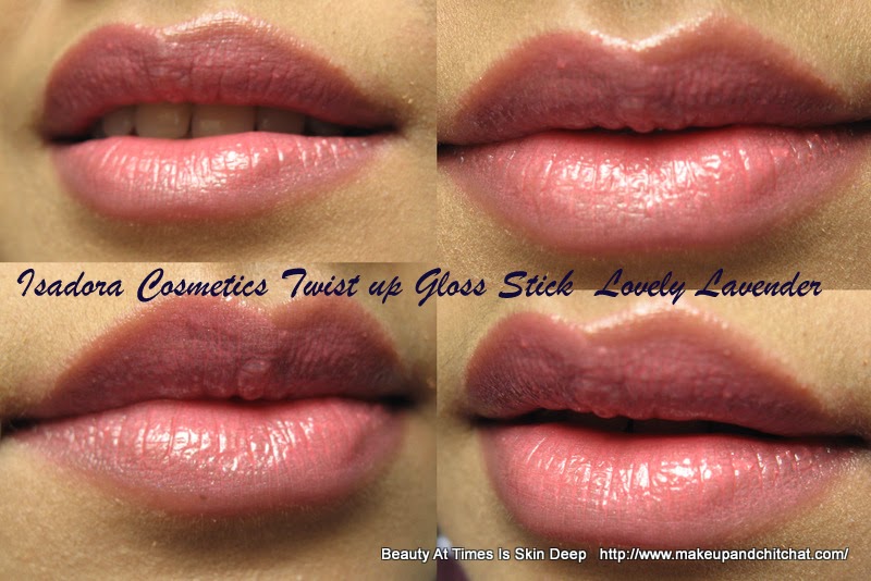 Isadora Twist Up Gloss Sticks Swatches Isadora Twist Up Gloss Sticks Lovely Lavender
