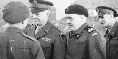 General Maczek with General Eisenhower