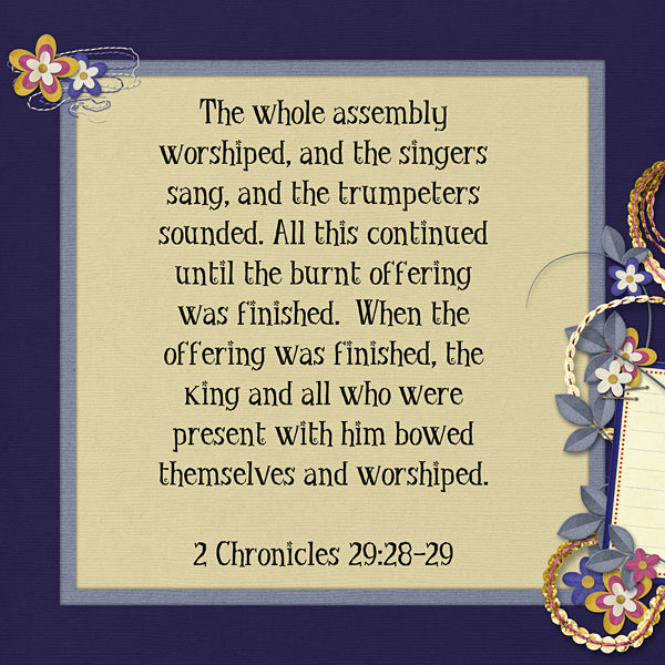 Layout for Today The Whole Assembly