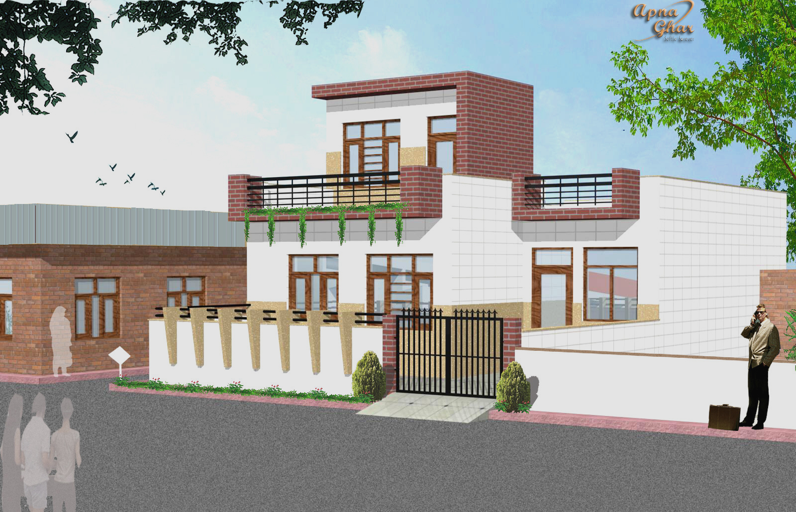 simplex-house-design-apnaghar-house-design