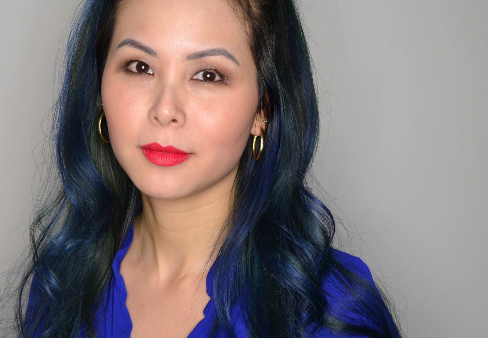 1. Bold Blue Hair and Smokey Eye Makeup Look - wide 5