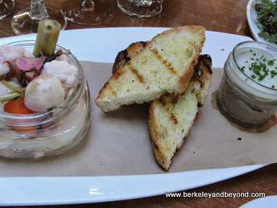 chicken liver mousse at The Girl & The Fig in Sonoma, CA