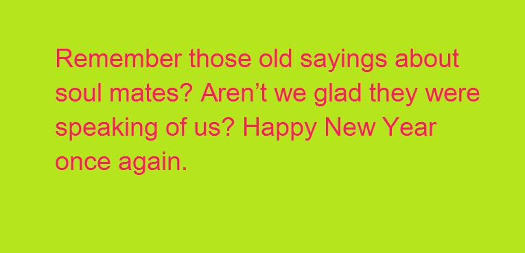 New Year SMS Text Messages