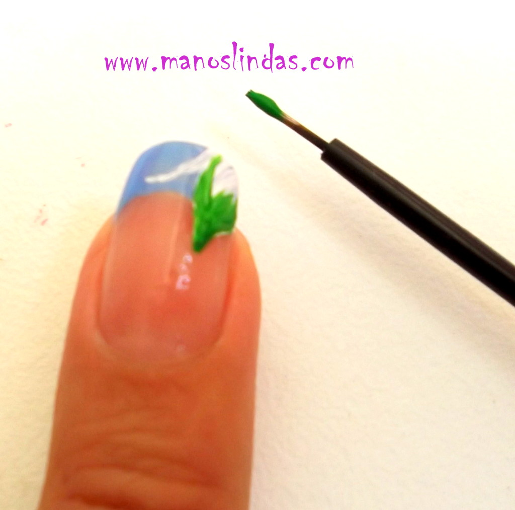 Como Hacer Puntitos En Las Uñas Manicura decorativa en uñas ~ Manoslindas.com