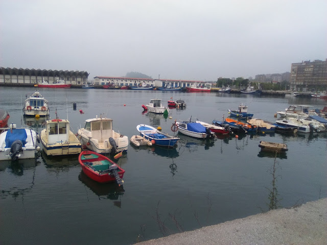 El puerto pesquero de Santander. Camino del Norte