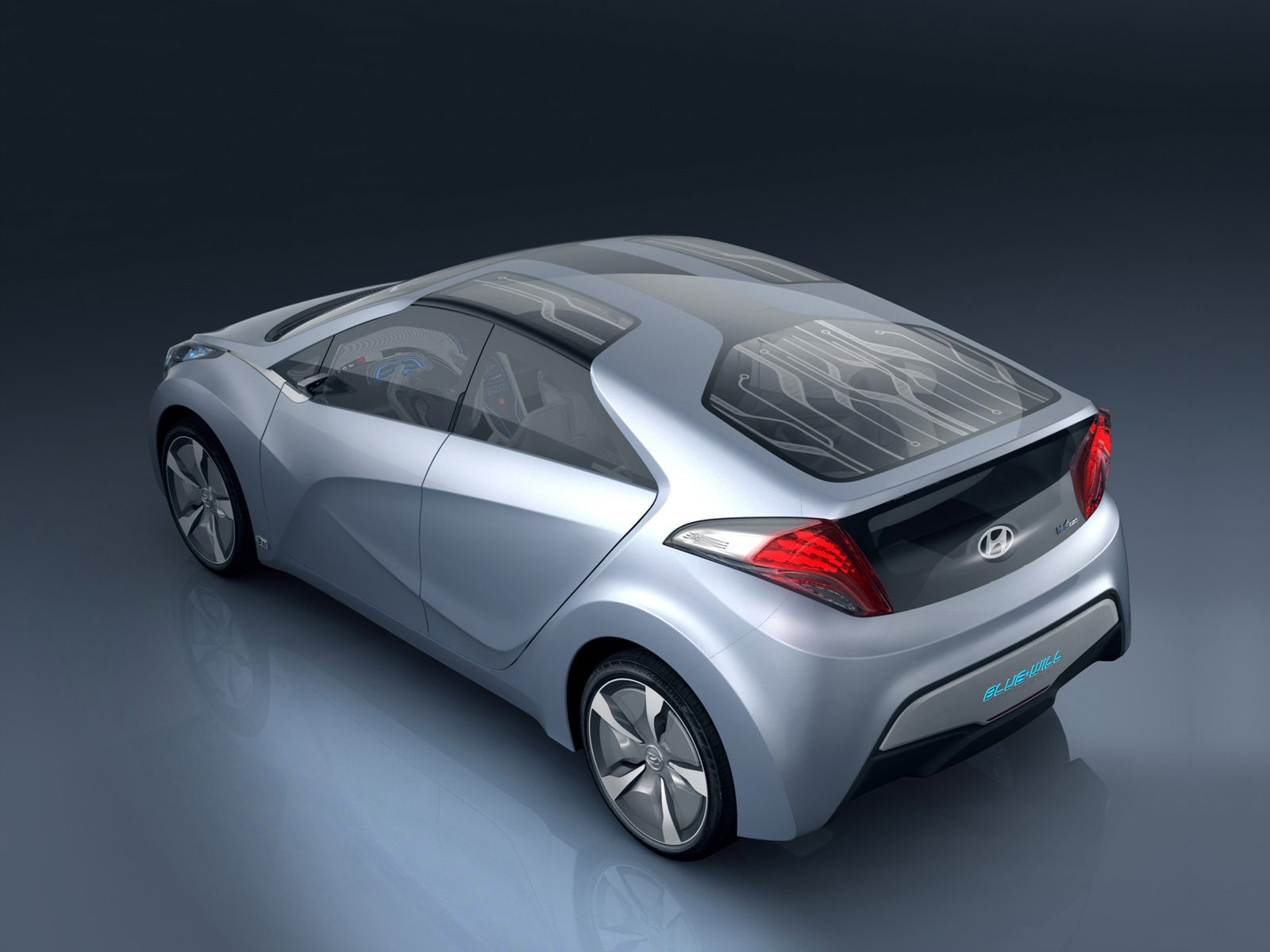 Gambar Mobil HYUNDAI Blue Will Concept