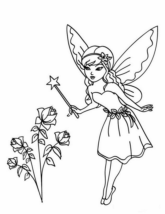 Cool Beautiful Fairy Colour Drawing HD Wallpaper Free Download 2015
