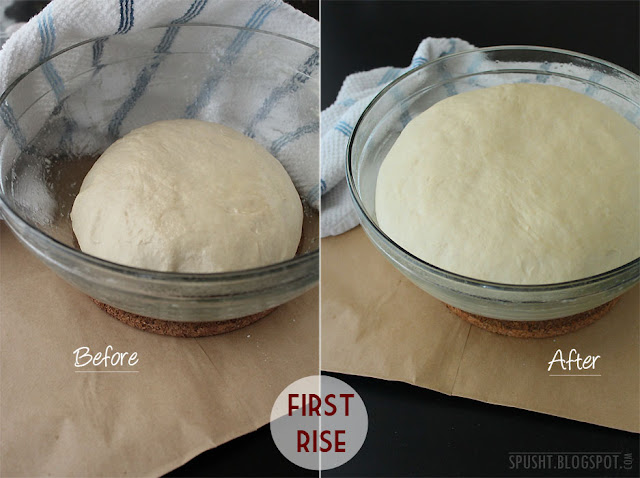 bread dough first rise