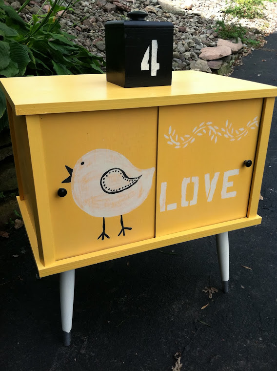 Retro Lovebird Cabinet