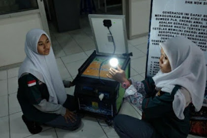 Kreatif, Siswi SMK PGRI Telagasari Ciptakan Generator Tenaga Surya, Tanpa BBM