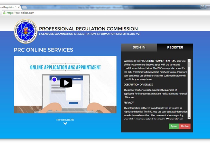 PRC Online Initial Registration for Board Passers How to Register
