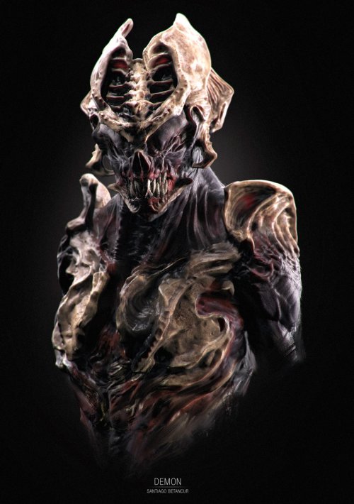 As ilustrações e modelos 3D de ficção científica e fantasia de Santiago Betancur Santiago Betancur artstation arte ilustrações modelos 3D ficção científica fantasia sombria monstros alienígenas criaturas