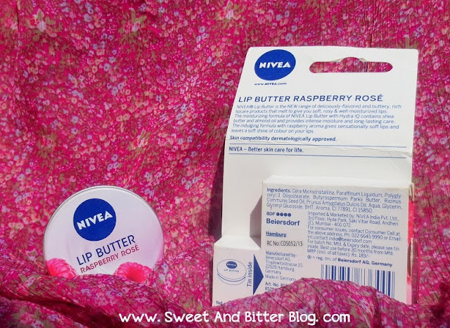 New Nivea Lip Butter in Raspberry Rose Review India