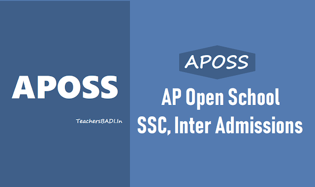APOSS SSC - Inter Admissions 2018 (AP Open School SSC, Inter admissions) aposs ssc 2018 admissions,aposs inter 2018,apopenschool.org,aposs ssc-inter admissions 2018,ap open school admissions,open tenth,open inter course,distance ssc,distance inter,aposs 10th class admissions
