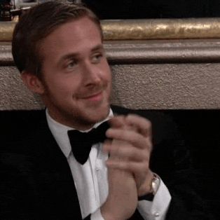 Ryan Gosling Clapping Gif 