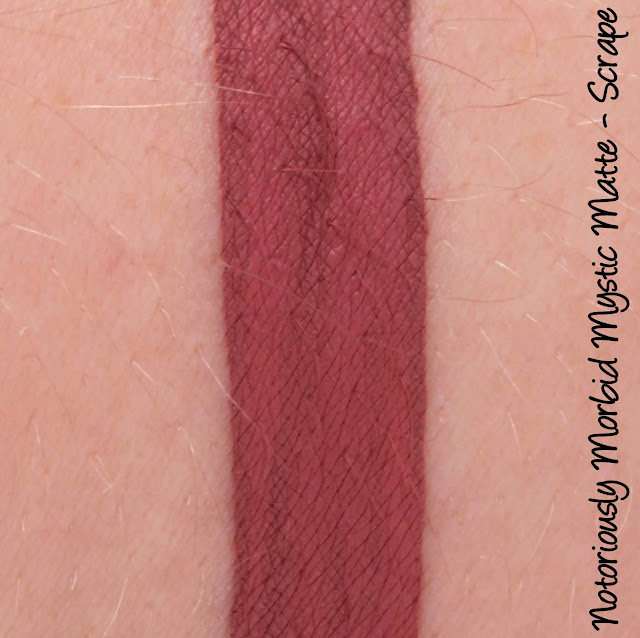 Notoriously Morbid Scrape Mystic Matte Swatches & Review