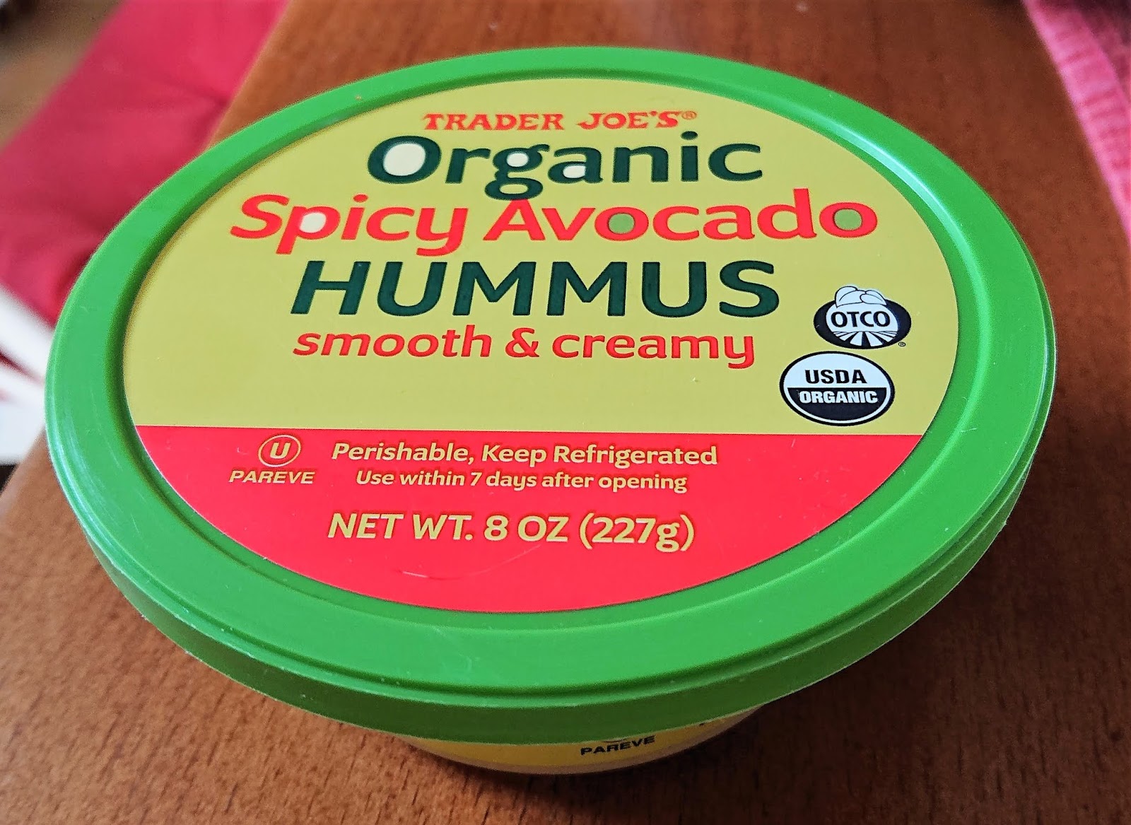 Exploring Trader Joe's Trader Joe's Organic Spicy Avocado Hummus