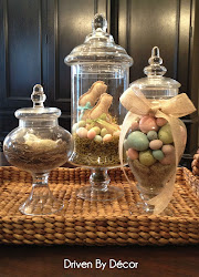 apothecary jars jar decor easter decorated spring decorating driven eggs candy christmas fillers filling decorations moss drivenbydecor colorful diy centerpieces