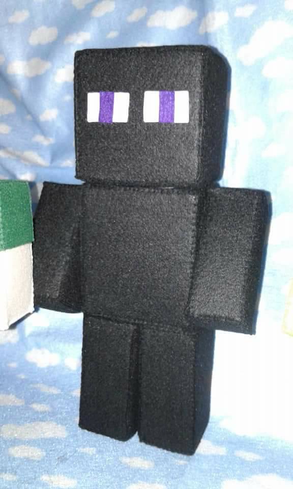 Boneco Minecraft em Feltro