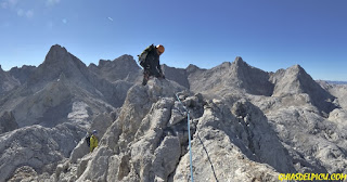cresta torres areneras fernando calvo guia de alta montaña