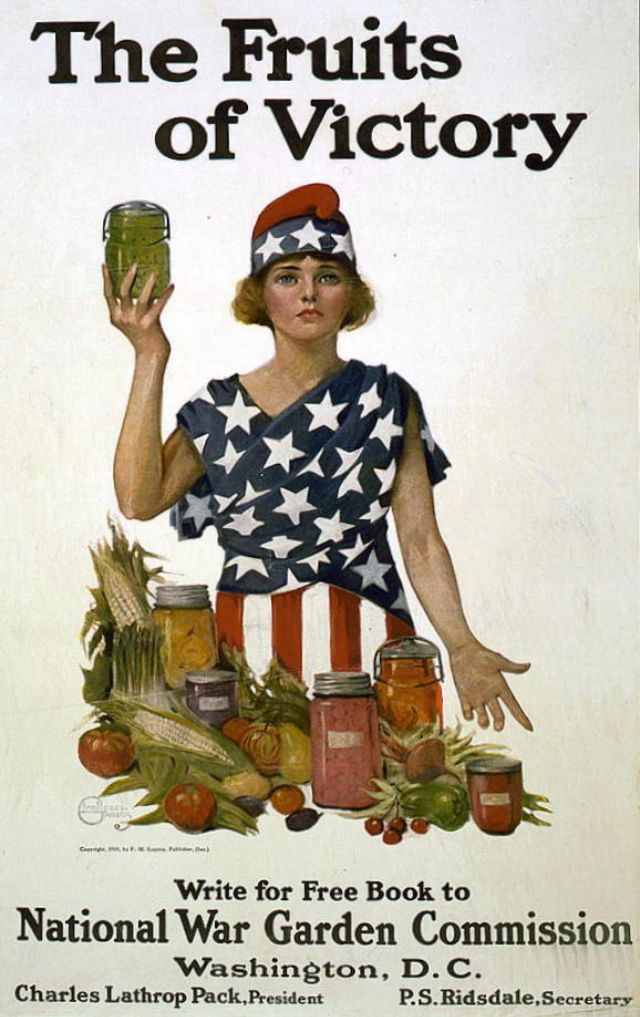 Propaganda Art for WWI and WWII 18 Fantastic Victory Garden Posters
