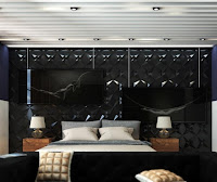 Diseño dormitorio moderno elegante Habitación moderna y elegante