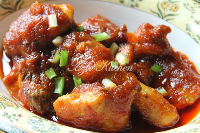 Ayam Masak Merah Wan Chu Yang Mudah Sedap Dan Terlaris  Azie Kitchen