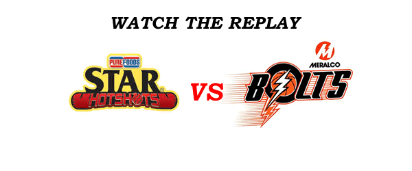 List of Replay Videos Star vs Meralco January 28, 2017 @ Ynares Center List of Replay Videos Star vs Meralco January 28, 2017 @ Ynares Center