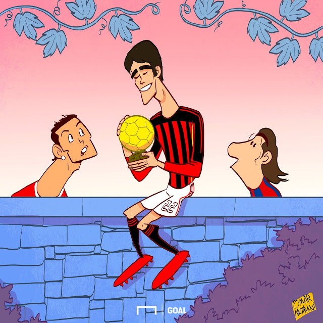 Omar Momani cartoons: Happy retirement, Kaká
