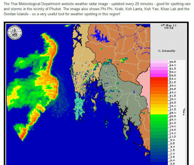 Phuket Weather Radar 7th May