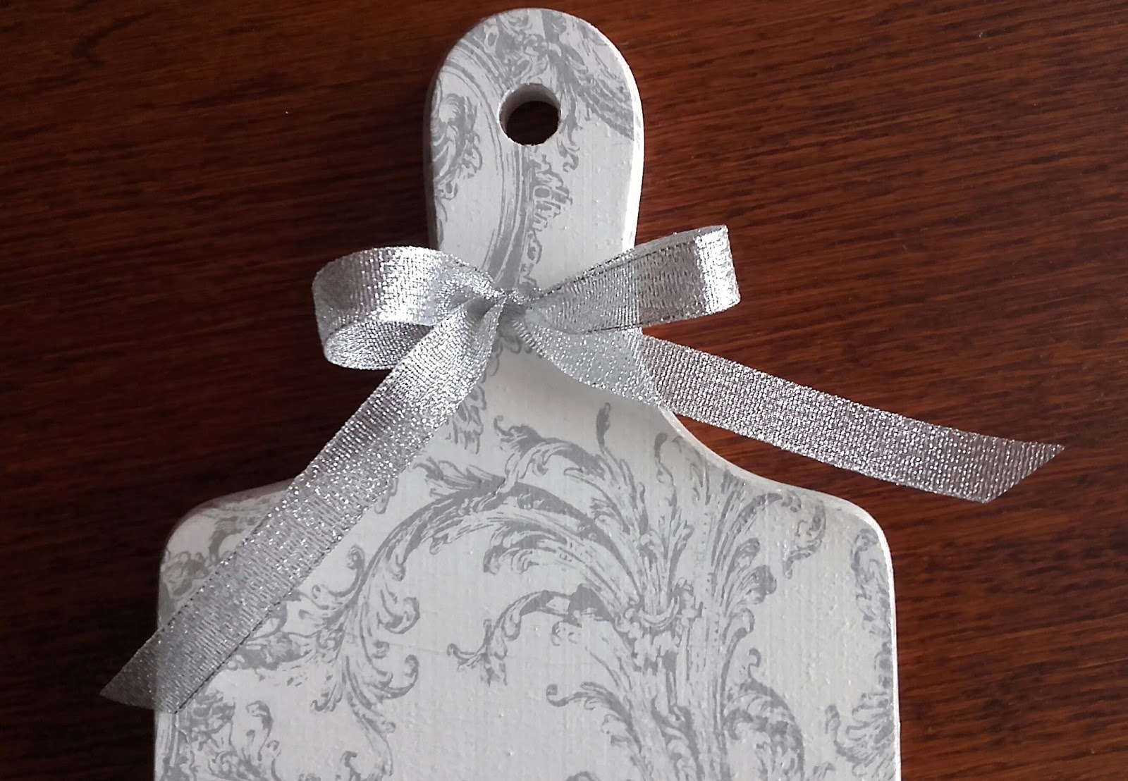 Sylwia handmade. Aniołkowa deska decoupage