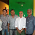 Vereadores Mundinho e Taunay, com prefeitos e deputado, em Baixa Grande