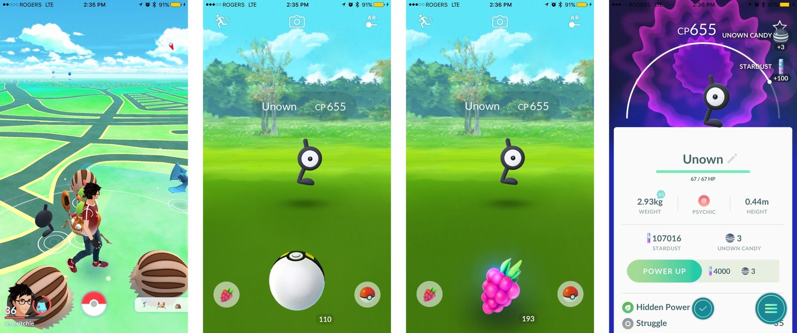 How to catch Unown in Pokémon Go