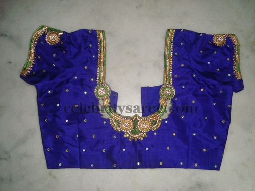 Simple Work Uppada Silk Blouses - Saree Blouse Patterns