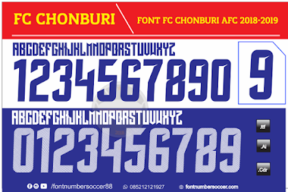 Font FC Chonburi AFC 2018-2019