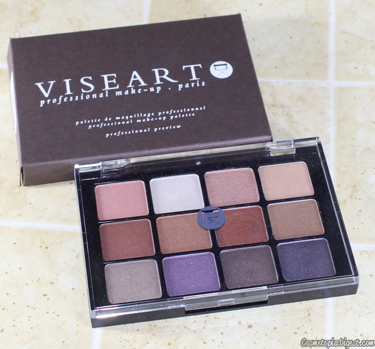 Review and swatches of the Viseart Paris Nude palette and four eye makeup looks.