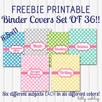 school notebook binder cover free printables subjects
